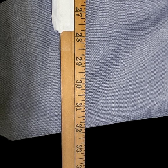 TOMMY HILFIGER Mens Regular Fit Blue Wrinkle Resistant Button Down Shirt Size XL - Picture 9 of 10